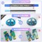LET'S RESIN 36 Acrylic Paint Pens Markers, Dual Tip Fine&Brush Paint Markers, Strong Coverage Bright Colors Paint Pens for Rocks, Canvas, Wood, Glass,Fabric, Plastic, Acrylic Paint Set